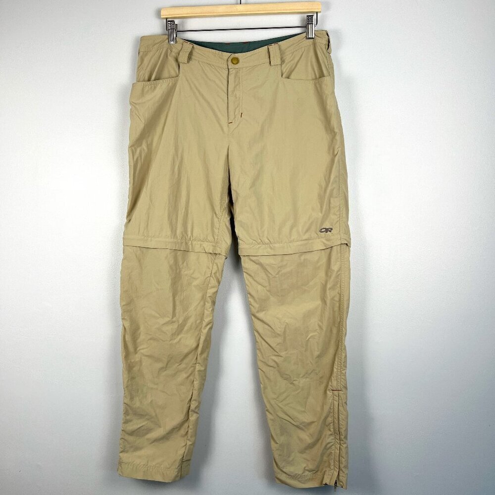 Outdoor Research Hiking convertible women pants tan size L